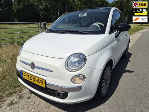 Fiat 500 0.9 TwinAir Turbo Cult schuifdak, lederen bekleding en keurig onderhouden